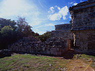 Nunnery Complex Annex at Chichen Itza - chichen itza mayan ruins,chichen itza mayan temple,mayan temple pictures,mayan ruins photos
